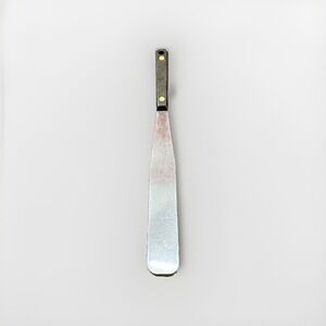 Vintage 1950s Flint Stainless USA Cake Icing Frosting Spreader 12.5 Black Handle